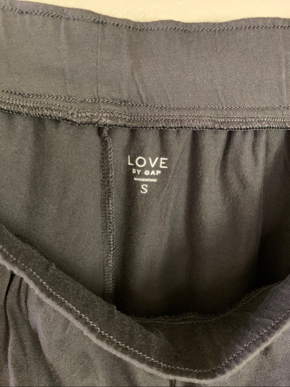 Love by Gap Dk Gray/Soft Black Cotton Modal Jogger With Pockets - Picture 3 of 6